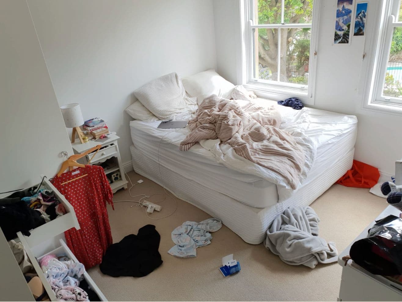 Cleaning result before